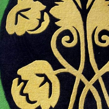 Floral Hand Tufted Wool Rug